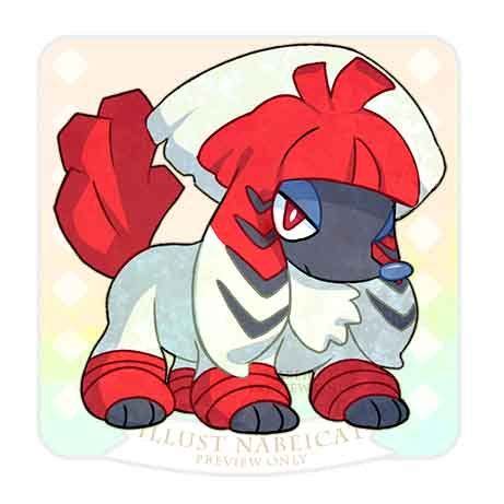 Furfrou the Poodle Pokemon Kabuki Trim (Gen VI, #676) Normal | Cute ...