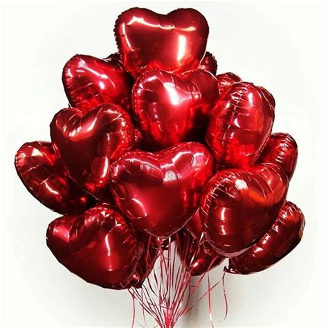 Red Heart Balloons