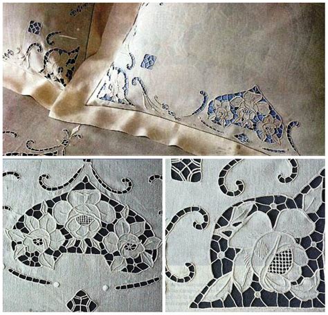 Вышивка Ришелье для украшения подушек | Hand embroidery patterns ...