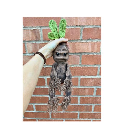 Mandrake Crochet Pattern PDF Tutorial Realistic Amigurumi Mandrake