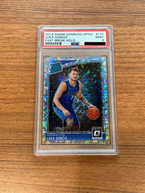 Luka Doncic Rc Rated Rookie Fast Break Holo Psa Yahoo