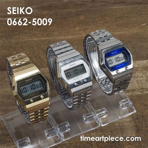 Seiko 0662 5009 Vintage Digital LCD Quartz Watch Vintage Watches