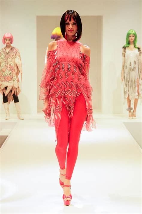 Zandra Rhodes Retrospective Fashion Show On The Olympus Pen Designer