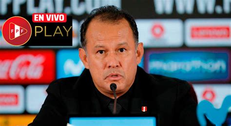 FPF Play EN VIVO Y GRATIS Ver La Conferencia De Prensa De Juan Reynoso