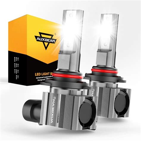 AUXBEAM 9006 HB4 LED Bulbs For Low Beam Headlight 6000K Xenon White