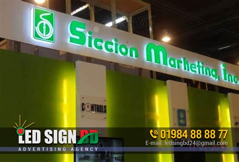 Acrylic Plastic Front Side Light Letter Price Chart Bangladesh