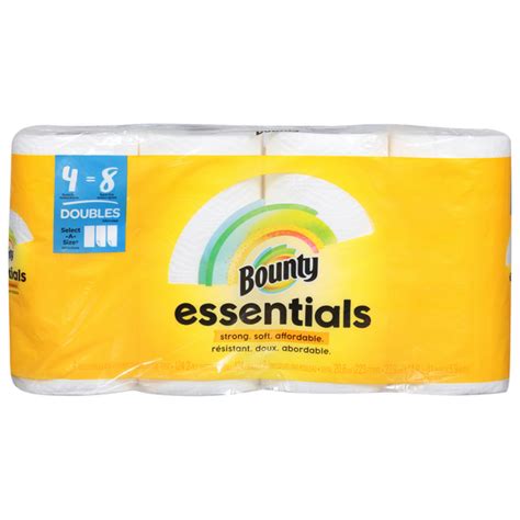 Save On Bounty Essentials Select A Size White Paper Towels Order Online