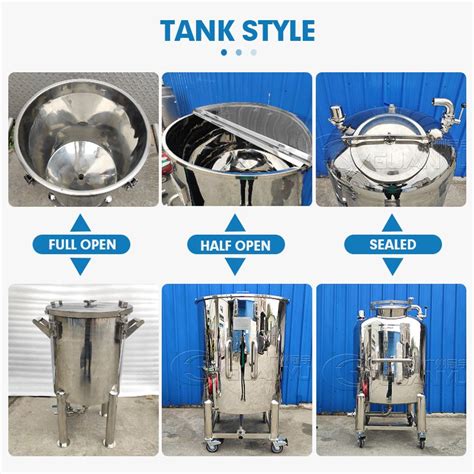 Sanitary Stainless Steel Milk Cooling Storage Tank With Wheel Agitator