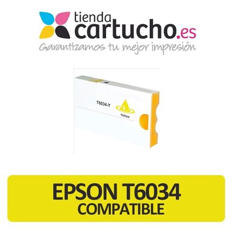 Cartucho De Tinta Epson T603400 Compatible Amarillo