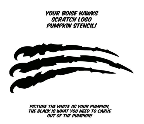 Boise Hawks Logo Pumpkin Stencil | Chris Creamer's SportsLogos.Net News and Blog : New Logos and ...