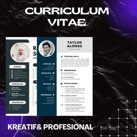 Jual Promo Cv Termurah Jasa Desain Cv Curriculum Vitae Cv Kreatif