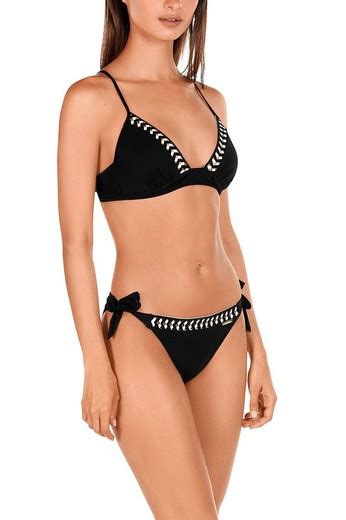 Bikini Dolores Cort S Tipo Tri Ngulo Color Negro Tienda Azulik