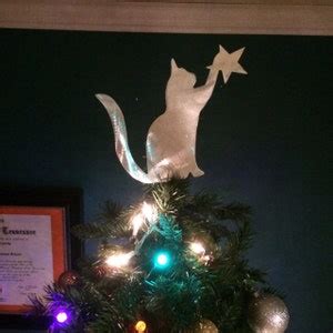 Kitty Cat, Cat Christmas, Tree Topper, Wreath Decor, Holiday Decoration ...