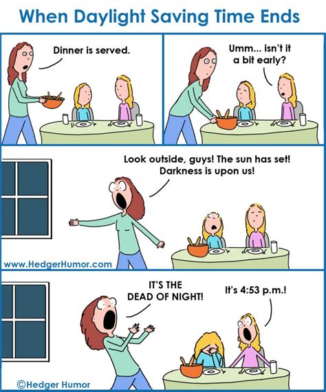 Cartoons About Daylight Saving Time - Hedger Humor