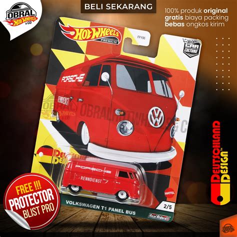 Jual Hot Wheels Deutschland Design Volkswagen Vw T Panel Bus Shopee Indonesia