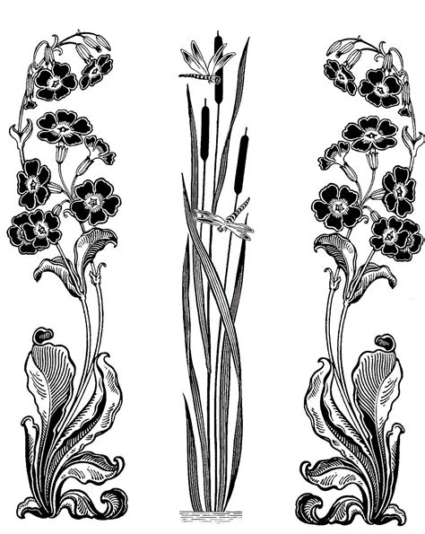 Art Nouveau Borders Clipart Best