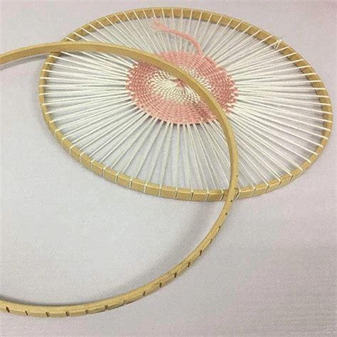 Round Weaving Loom Kit Circular Loom Hoop Frame Weave Etsy