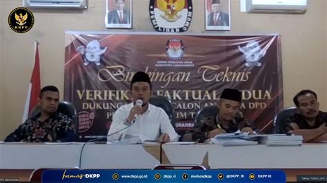 Dkpp Periksa Kpu Labuhanbatu Atas Dugaan Pungutan Uang Kepada Pps