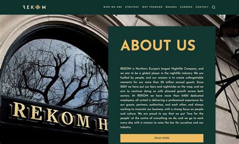 REKOM group - CSS Design Awards