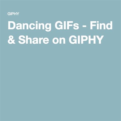 Dancing GIFs Find Share On GIPHY Giphy Dance