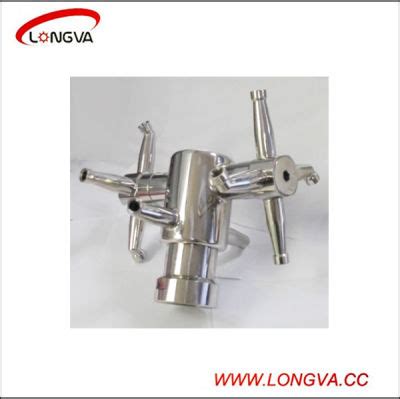 Longva Sanitary Stainless Steel Threaded Bolted Rotary Cleaning Ball