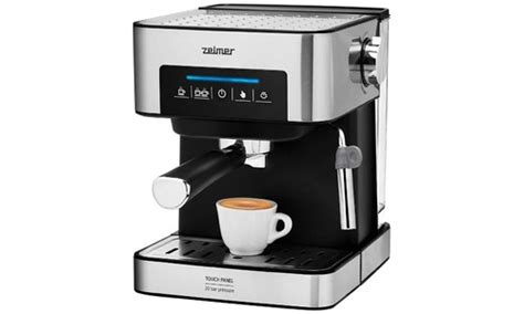 Купить Кофеварка рожковая Zelmer Expresso ZCM7255 (Цвет: Inox/Black ...