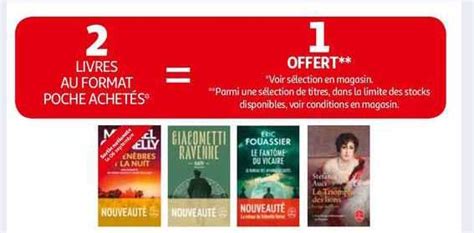 Promo Livres Au Format Poche Chez Auchan ICatalogue Fr