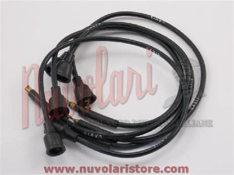 Serie Cavi Candele Verde Cavis Fiat B C Spark Plugs Cables