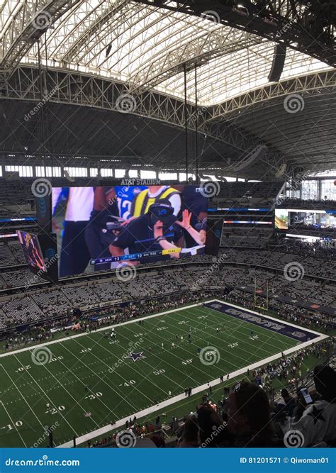 At And T Stadium Arlington Texas Home Of The Dallas Cowboys Editorial