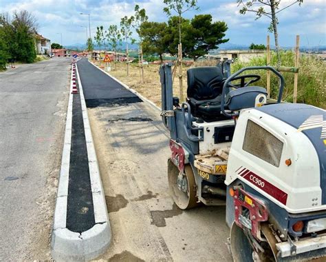 Scacciano Arriva L Asfalto Per La Nuova Pista Ciclabile