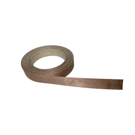Edgemate In X Ft Walnut Real Wood Veneer Edgebanding With Hot Melt Adhesive