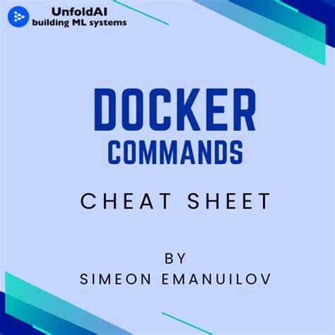 Docker Docker Compose Cheat Sheet Unfoldai