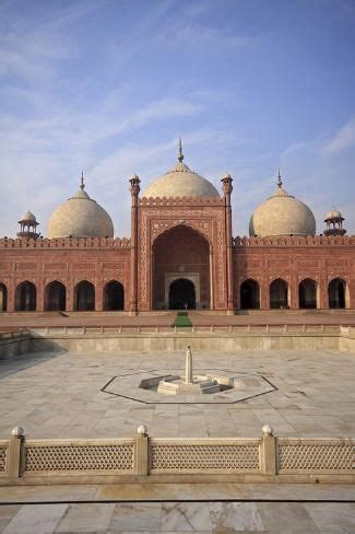 View Of Badshahi Masjid One Of The Biggest Mosques In The World