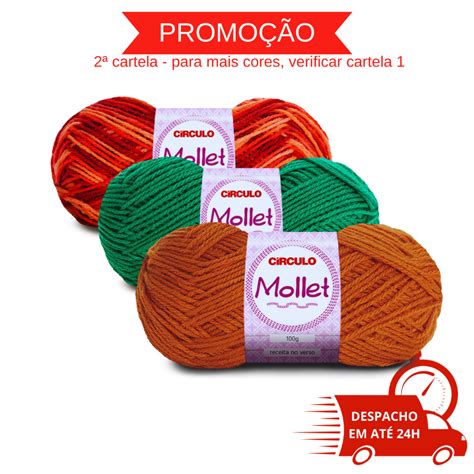 L Mollet Novelo Gramas Circulo Cartela Cores Shopee Brasil