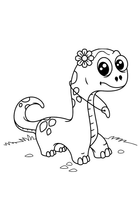 Dinosaur Coloring Pages Cute & coloring book.