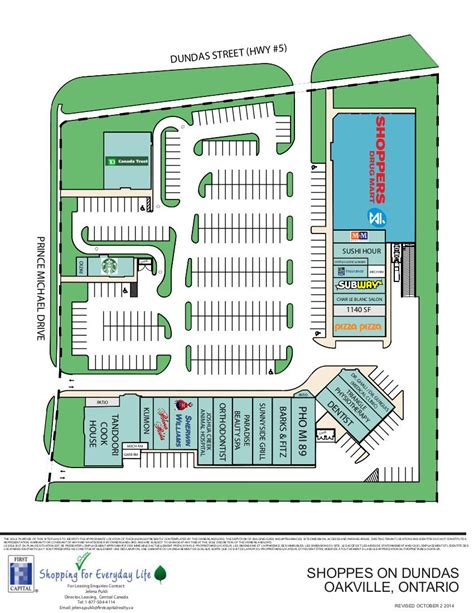 Dundas Street Mall Site Map