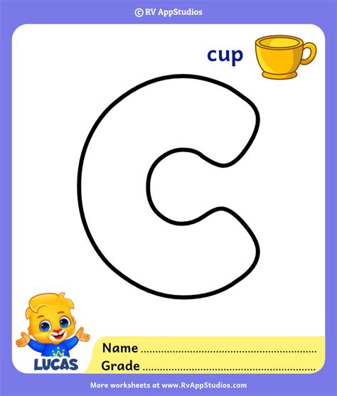 Alphabet C Coloring Pages Letter C Coloring Pages For Kids