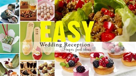 Perfect Wedding Reception Finger Food Ideas