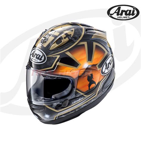 ARAI RX7V SAMURAI GOLD REALRIDER