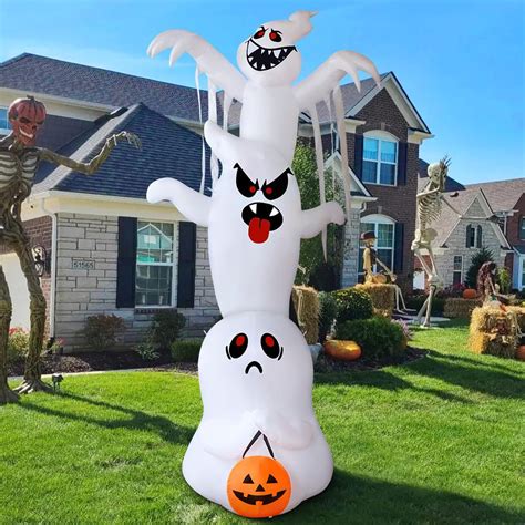 The Holiday Aisle Halloween Inflatable 10 FT Scary Ghost Inflatables