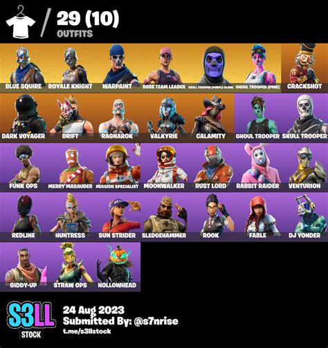 Fa Skins Psn Xbox Nintendo Pc Og Skull Trooper Og Ghoul