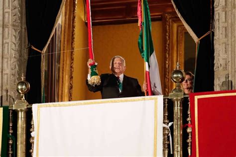 Encabeza Amlo Ceremonia Del Grito De Independencia