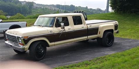 1979 Ford F 350 4x4 Crew Cab With American Force Dually Stars Ford