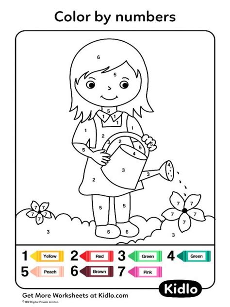 Worksheets Color By Number