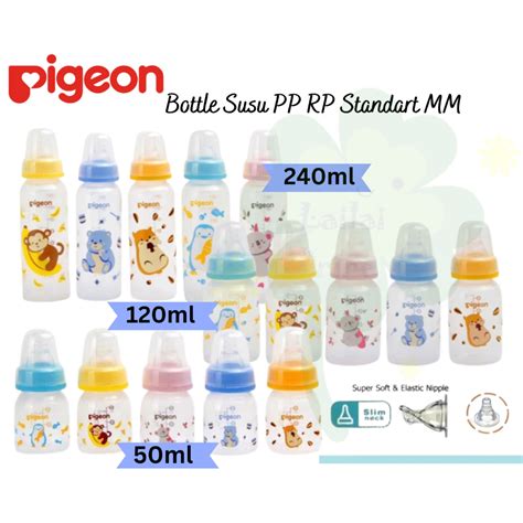 Jual Botol Susu Pigeon Pp Rp Standard Mm Ml Ml Ml M Newborn