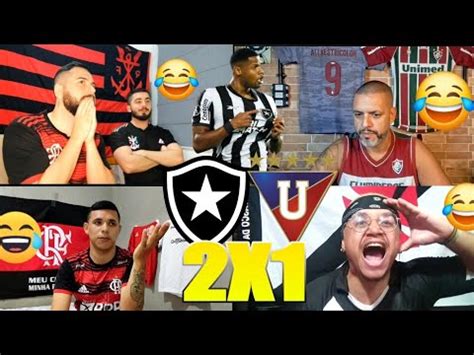 REAÇÕES DOS RIVAIS SECANDO O FOGÃO BOTAFOGO 2 X 1 LDU YouTube