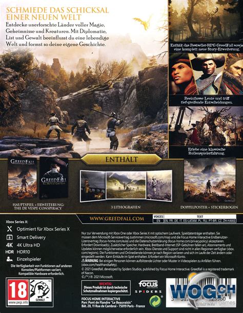 GreedFall Gold Edition Xbox Series World Of Games