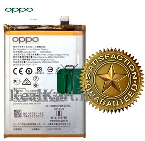 100 Original Oppo BLP791 Battery For Oppo F17 CPH2095 Oppo Reno4