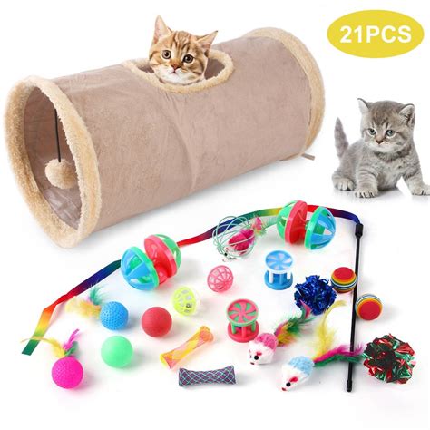 Teile Satz Katze Tunnel Spielzeug Kit Kaufland De