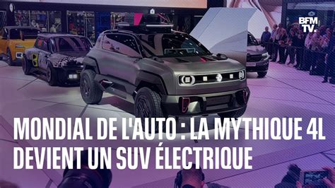 Mondial De Lauto Paris 2022 La Mythique 4l Revient En Version Suv